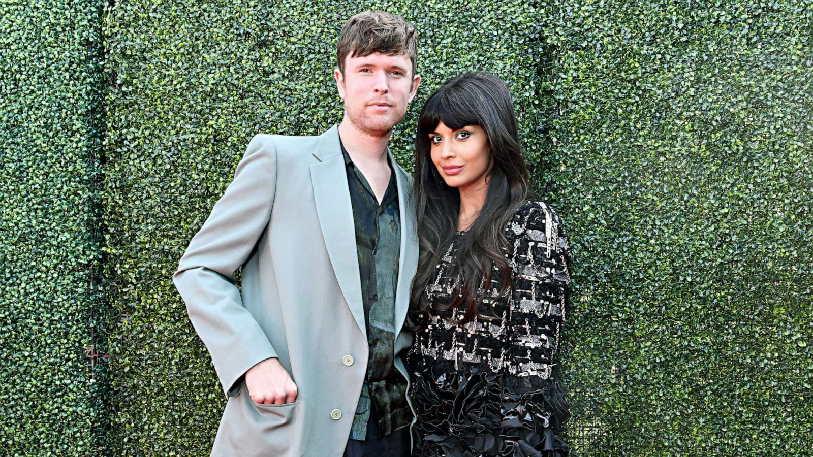 PHOTO: James Blake and Jameela Jamil attend an event, June 15, 2019 in Santa Monica, Calif.