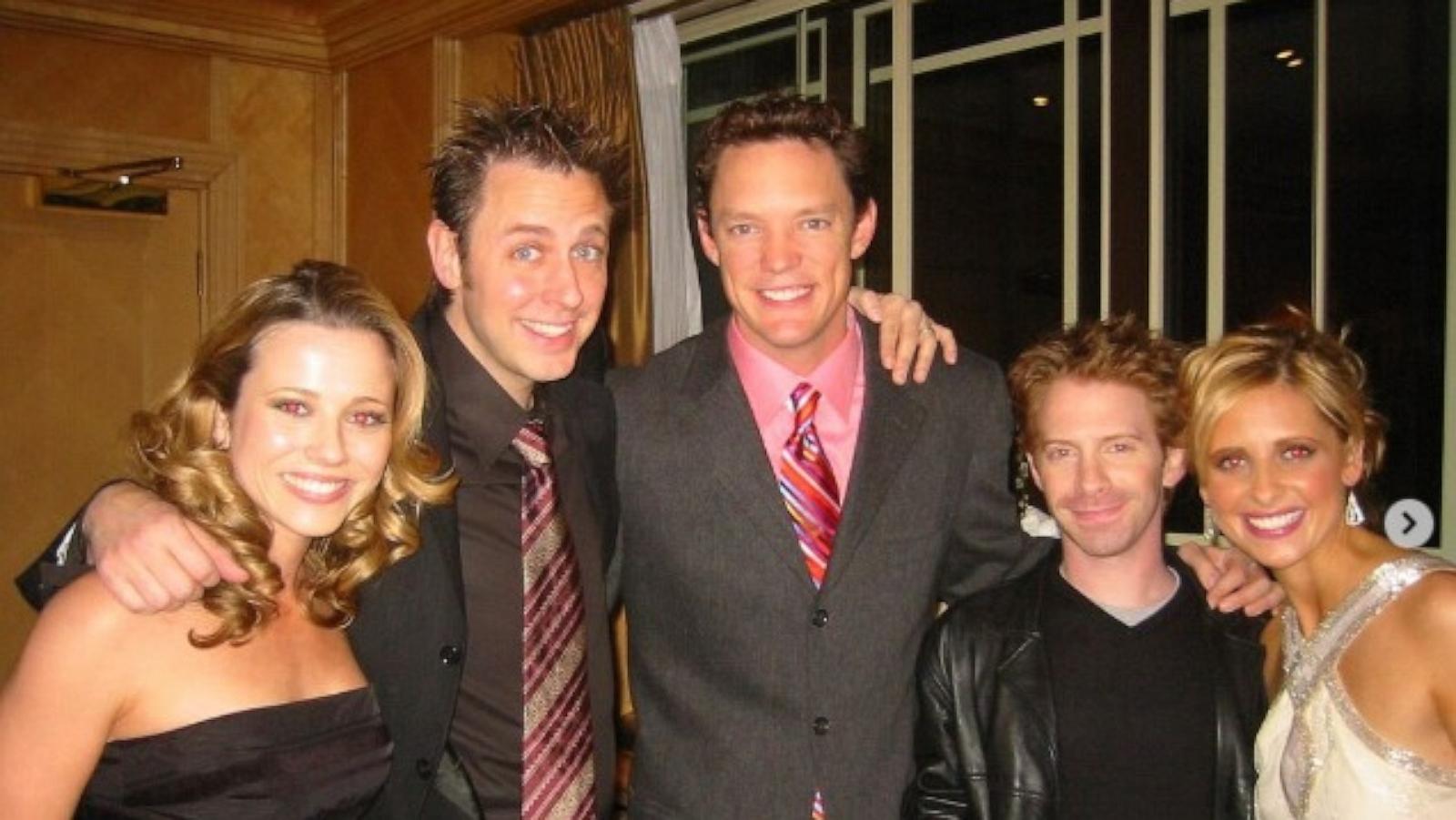 PHOTO: Linda Cardellini, James Gunn, Matthew Lillard, Seth Green and Sarah Michelle Gellar in an undated photo shared by Gunn to Instagram on March 26, 2024.