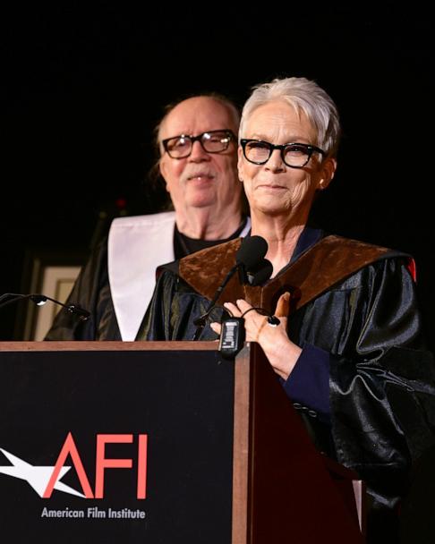 Jamie Lee Curtis Blowjob - Jamie Lee Curtis receives honorary doctorate from AFI: 'Stay open, stay  free, stay engaged' - Good Morning America