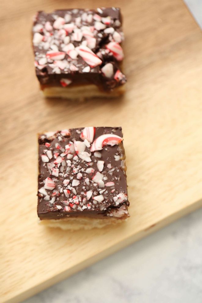 Jamie Oliver's 'Billionaire Shortbread' cookie recipe.