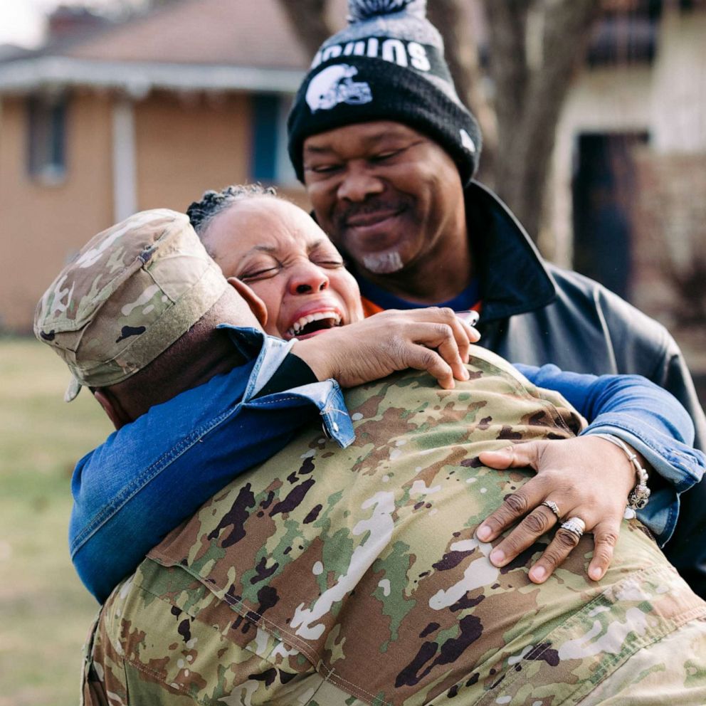VIDEO: Watch this military parent's reaction when their son surprises them as their gift