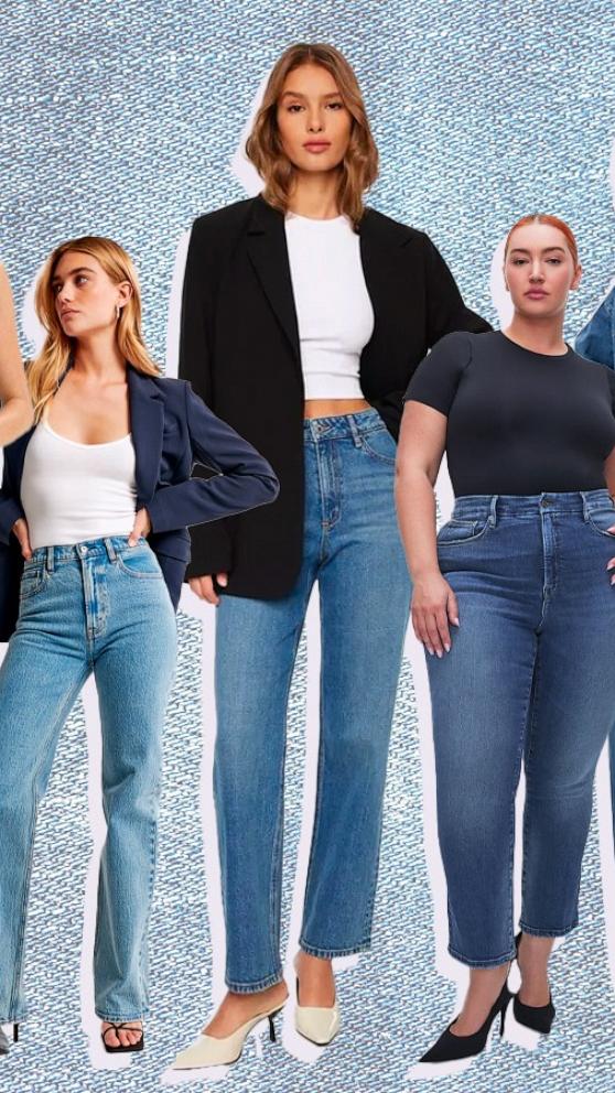 Shop all the jeans you need in your wardrobe: Wide-leg, straight