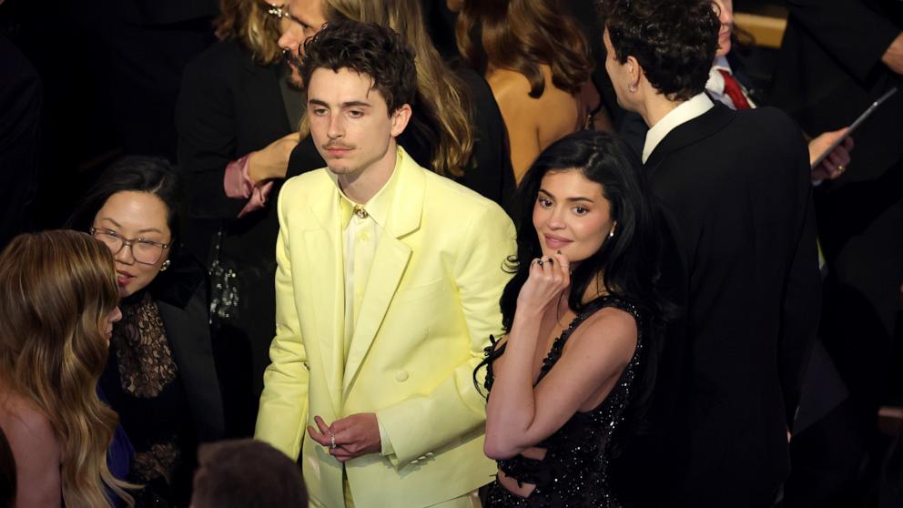 PHOTO: Timothee Chalamet and Kylie Jenner attend the 97th Annual Oscars, March 2, 2025 in Hollywood, Calif. 
