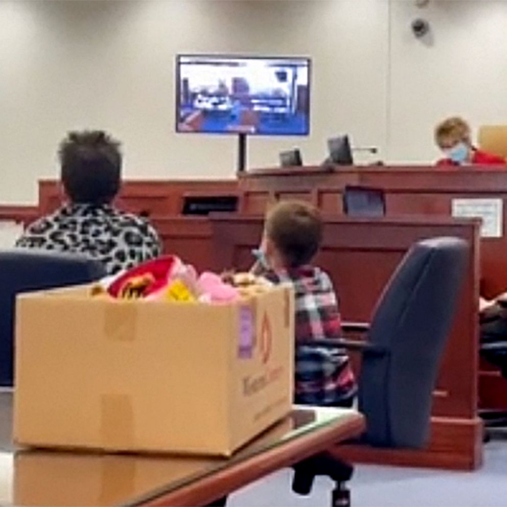 VIDEO: Little boy has the sweetest courtroom message for his mom ahead of adoption