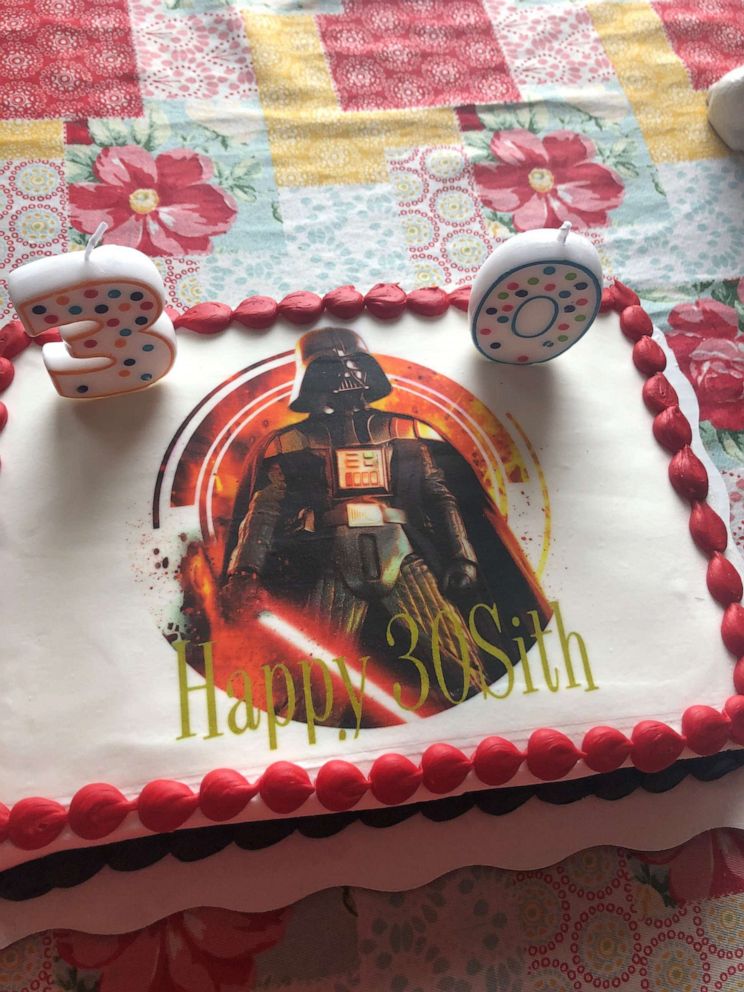 PHOTO: Jennifer Crane celebrated her 30th birthday with a Star Wars-themed cake.