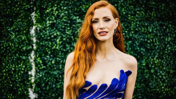 jessica chastain blue dress Jessica Chastain's Best Red-Carpet Looks
