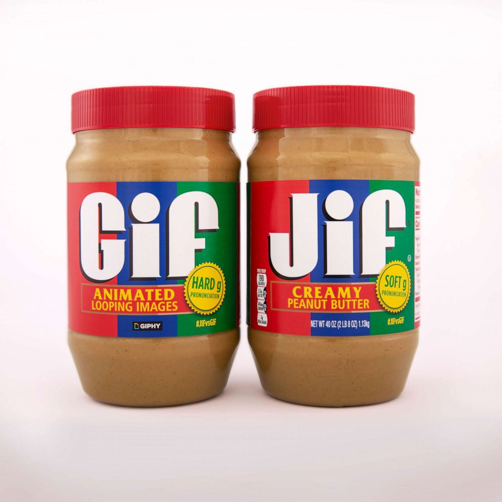 PHOTO: Jif partnered with GIPHY to create limited-edition peanut butter jars that explain the pronunciation. 