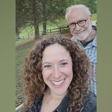 PHOTO: Father-daughter duo Jared Zelman and Joanna Zelman teamed up to transport two calves to an animal sanctuary in Maryland.