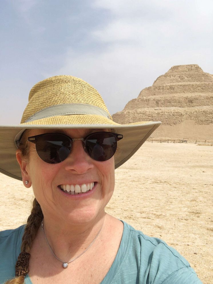 PHOTO: Author Jodi Picoult is pictured in Egypt while researching her latest book, "The Book of Two Ways."