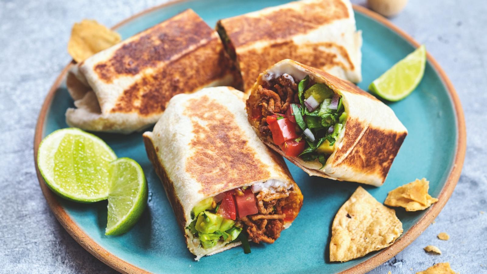 PHOTO: A beef burrito from “Feel Good in 15.”