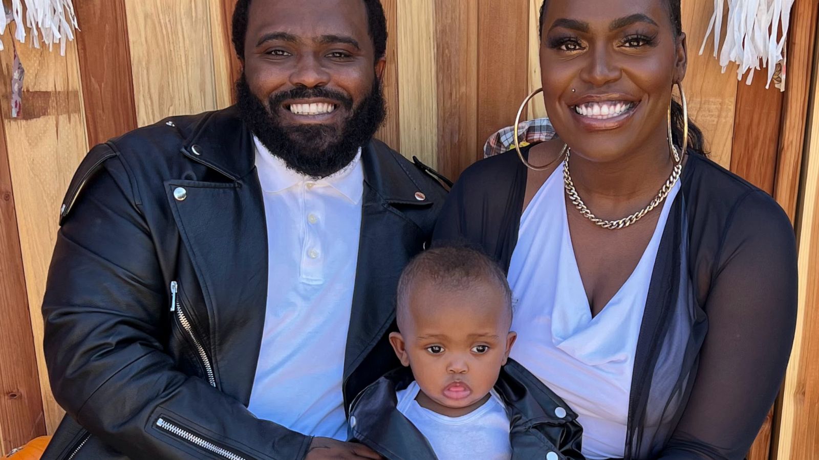 PHOTO: Christiaan Adams, 34, and Joelle Joseph, 34, pictured with their 1-year-old daughter Brooklyn.