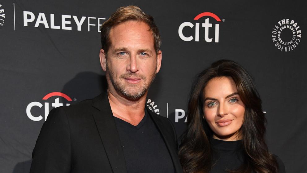 Josh Lucas and Brianna Ruffalo attend PaleyFest LA 2023 - "Yellowstone" on April 01, 2023 in Hollywood, California. 