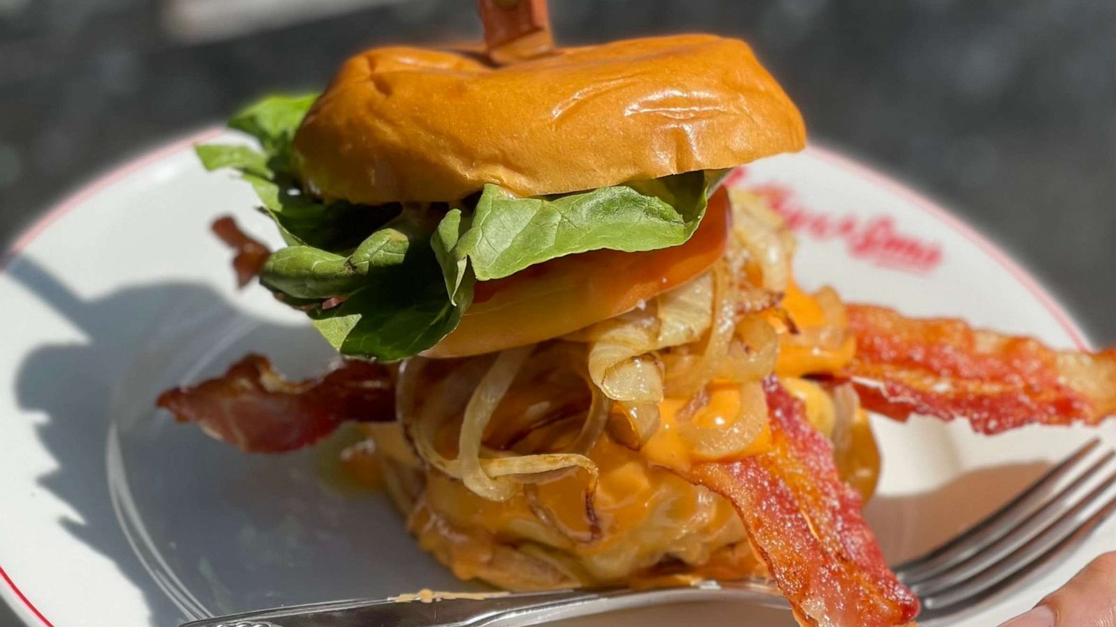 PHOTO: A burger made by chef Joe Isidori.