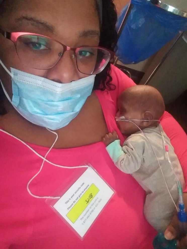 PHOTO: Sparkle Jurnakins with her baby boy Kendall Jurnakins.