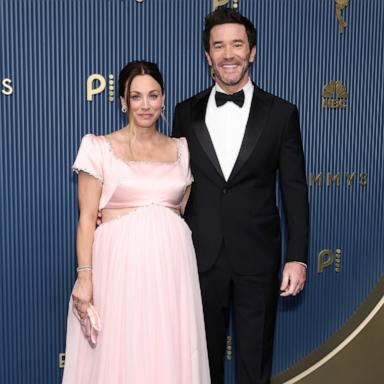 PHOTO: Kaley Cuoco and Tom Pelphrey attend the 78th Primetime Emmy Awards at Peacock Theater on September 14, 2026 in Los Angeles, California. 