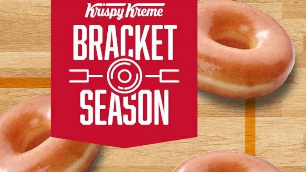 PHOTO: Bracket season has begun at Krispy Kreme.