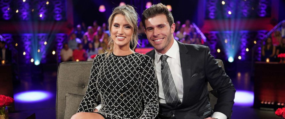 PHOTO: Kaity Biggar and Zach Shallcross on the "After the Final Rose" special for "The Bachelor" season 27.
