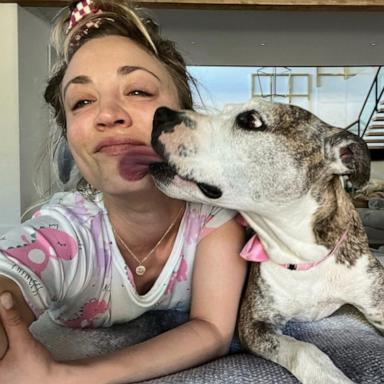 PHOTO: Kaley Cuoco revealed she had to move her dog to a new home.