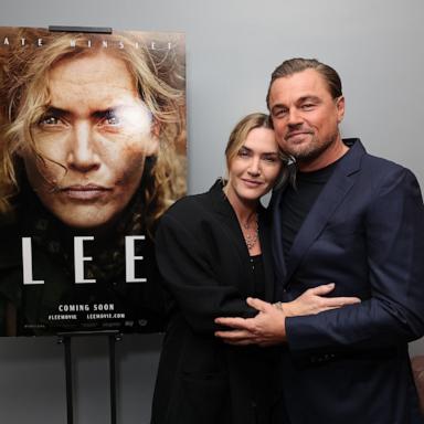 PHOTO: Kate Winslet and Leonardo DiCaprio seen at "Lee" Special Screening at Harmony Gold on Nov. 19, 2024 in Los Angeles.