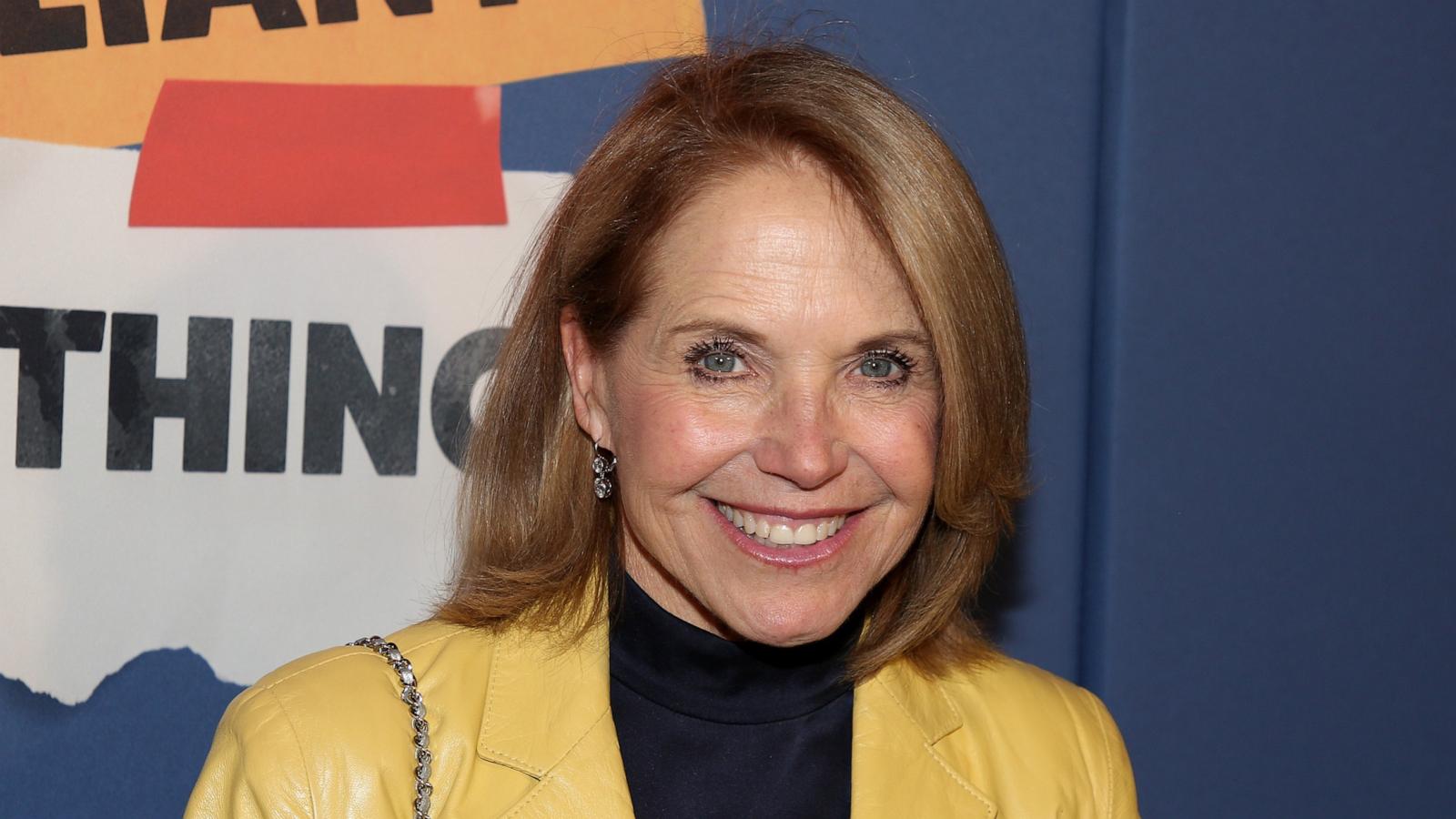 Katie Couric poses as Mariska Hargitay makes her Broadway debut in "Every Brilliant Thing" on June 2, 2026 in New York City.