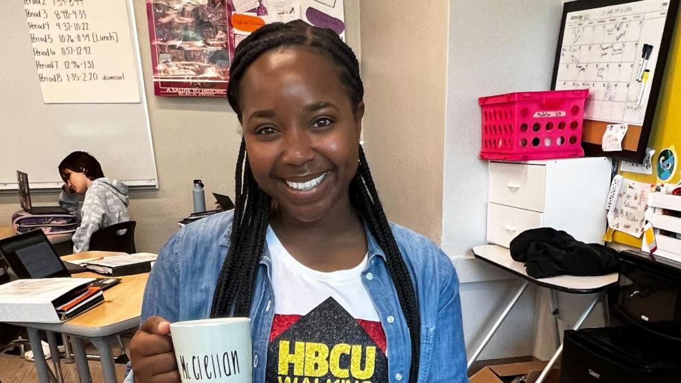 PHOTO: Kayla McClellan went from being demitted from middle school as a student to becoming a teacher and now, an athletic director.