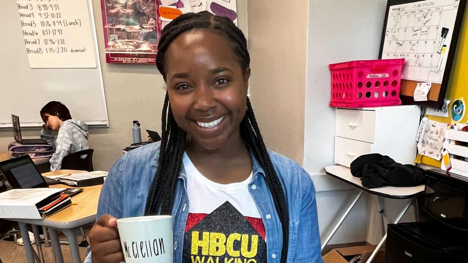 PHOTO: Kayla McClellan went from being demitted from middle school as a student to becoming a teacher and now, an athletic director.