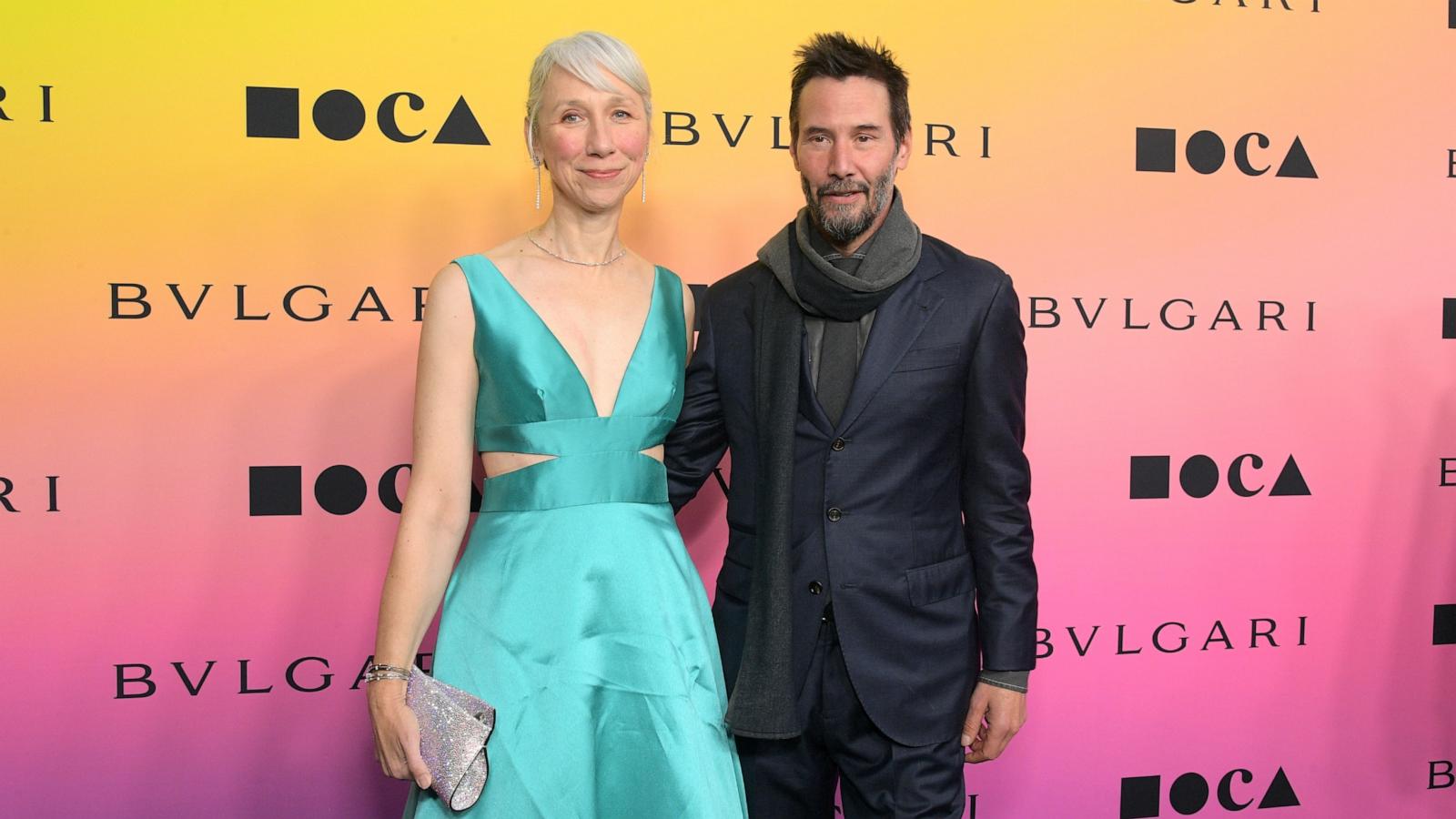 PHOTO: Alexandra Grant and Keanu Reeves attend MOCA Gala 2024 at The Geffen Contemporary at MOCA in Los Angeles, CA, April 13, 2024.