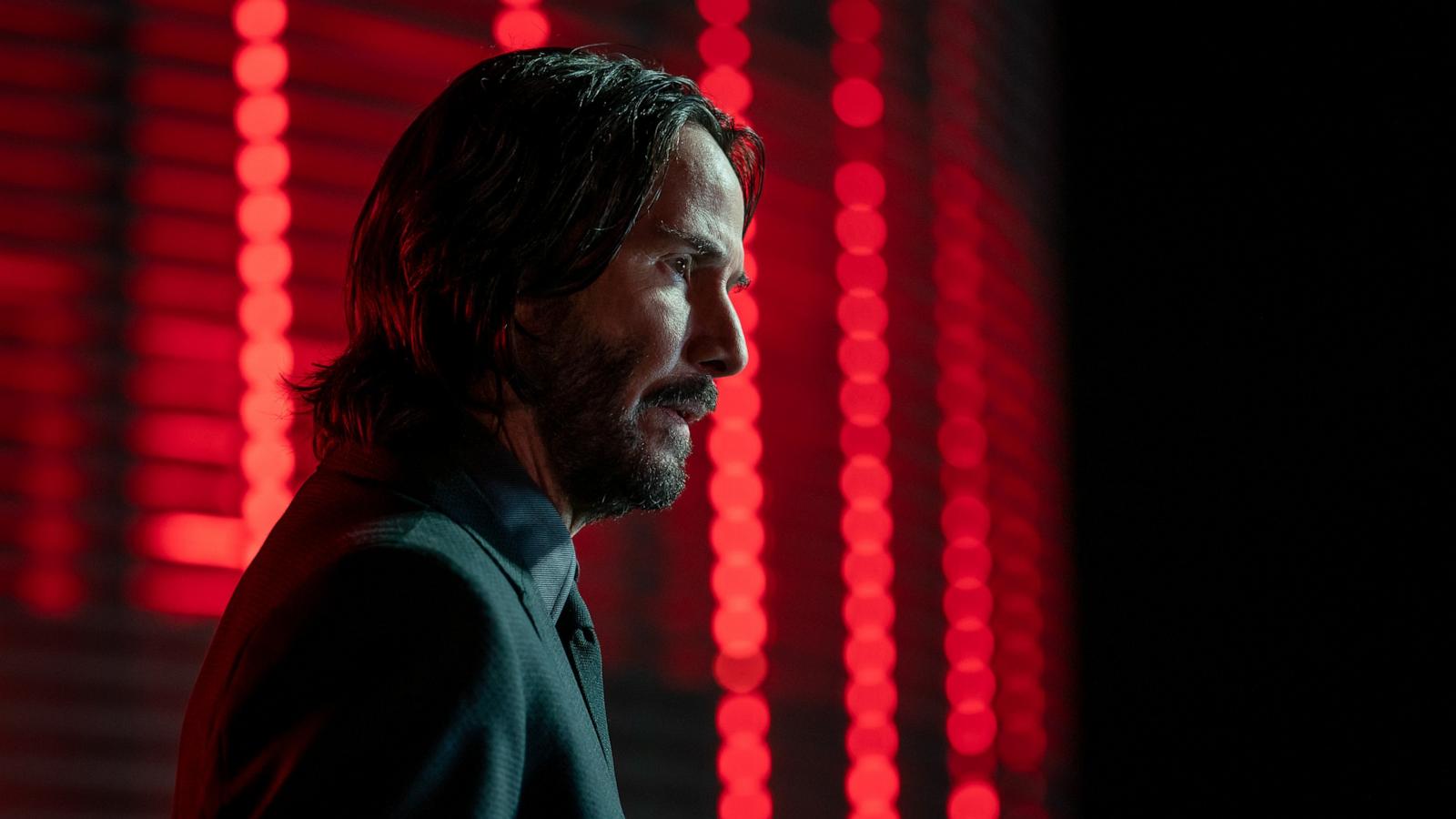 PHOTO: Keanu Reeves in a scene from the film 'John Wick: Chapter 4' (directed by Chad Stahelski), Berlin, Germany, July 2021.