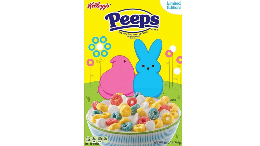 Peeps marshmellow-flavored cereal will roll out on grocery store shelves across the country for a limited time.