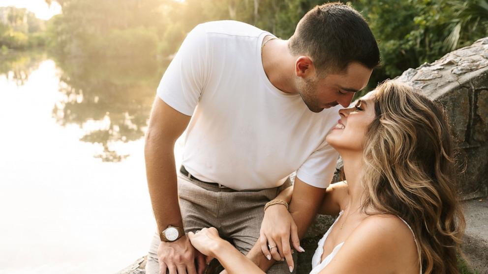 PHOTO: Joey Graziadei and Kelsey Anderson are seen in their engagement photoshoot