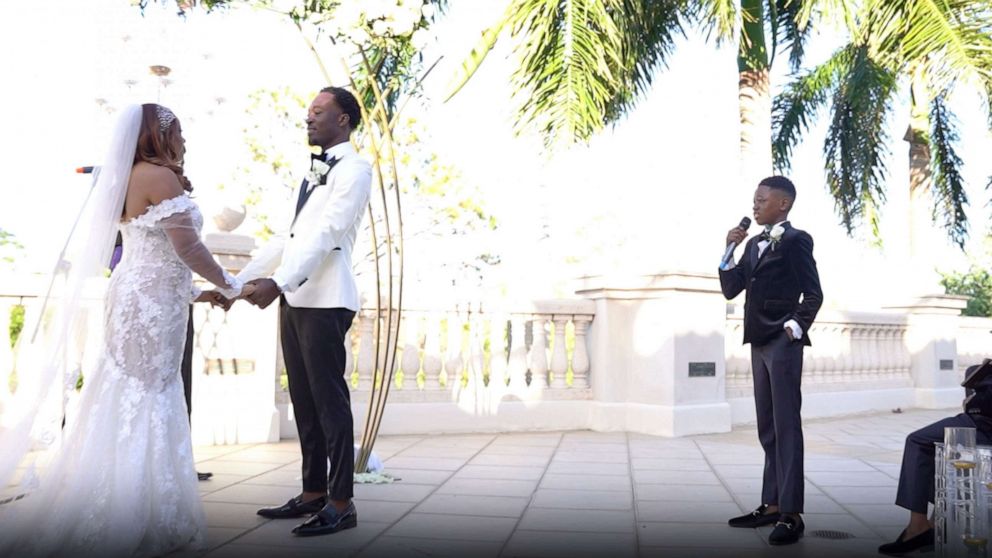 PHOTO: 12-year-old Aiden has gone viral on TikTok after a video of him singing at his parents' vow renewal ceremony captured viewers' attention and hearts.