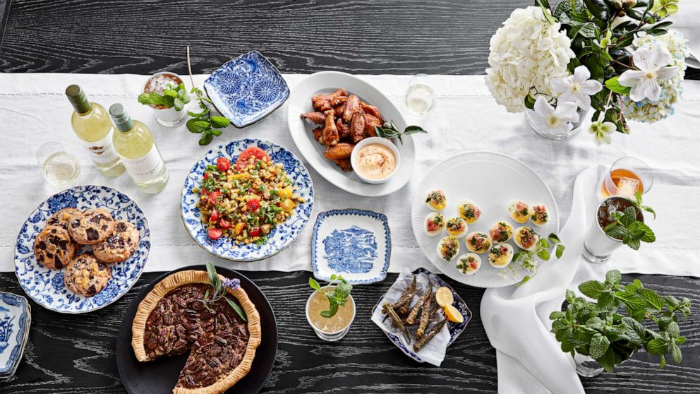 A Kentucky Derby party spread with dishes from chef Kelsey Barnard Clark.