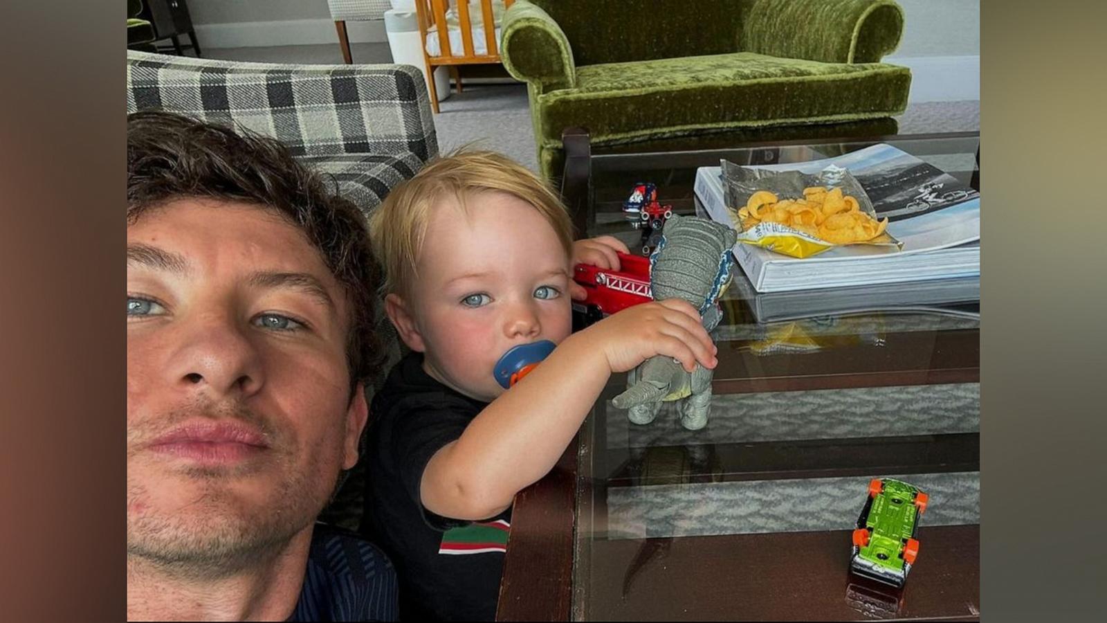 PHOTO: Barry Keoghan posed for a photo with his son Brando posted on Instagram on Aug. 18, 2024.