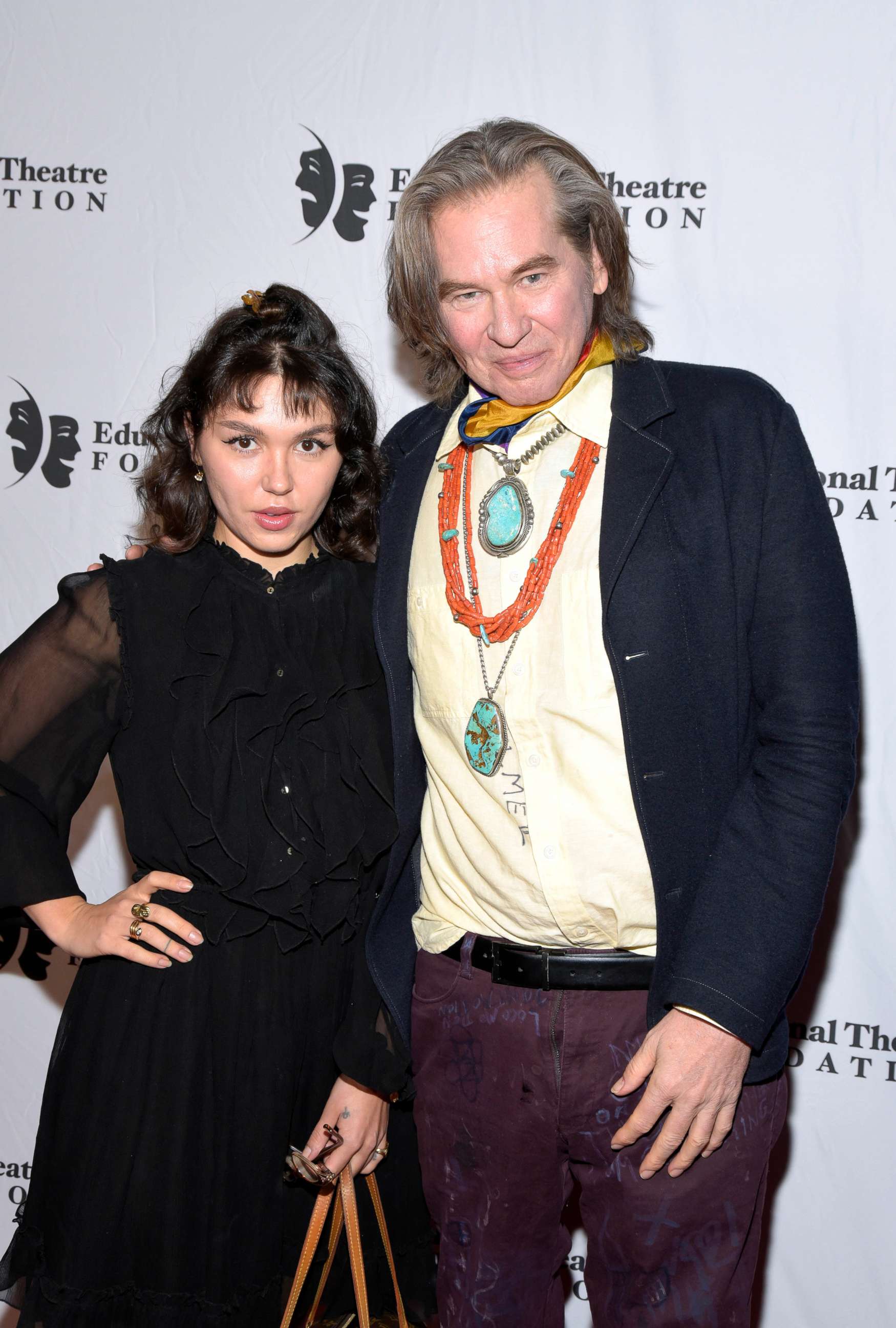 PHOTO:Actors Mercedes Kilmer and Val Kilmer attend the 2019 annual Thespians Go Hollywood Gala at Avalon Hollywood on Nov. 18, 2019 in Los Angeles.