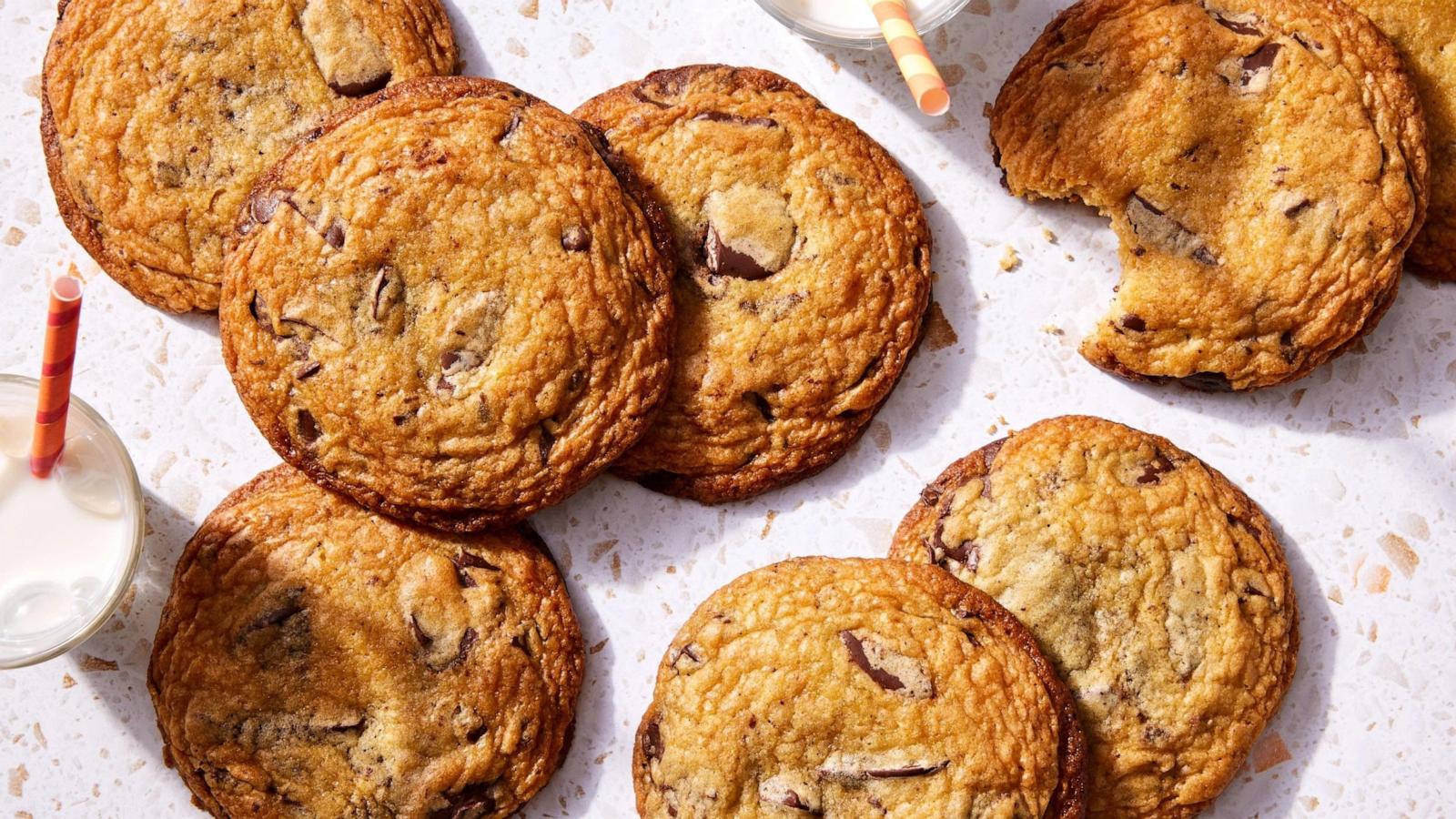 PHOTO: The supersized, super-soft chocolate chip cookies are King Arthur Baking Company's 2024 Recipe of the Year.