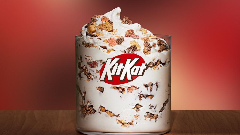 PHOTO: New Kit Kat Banana Split McFlurry at McDonald's.