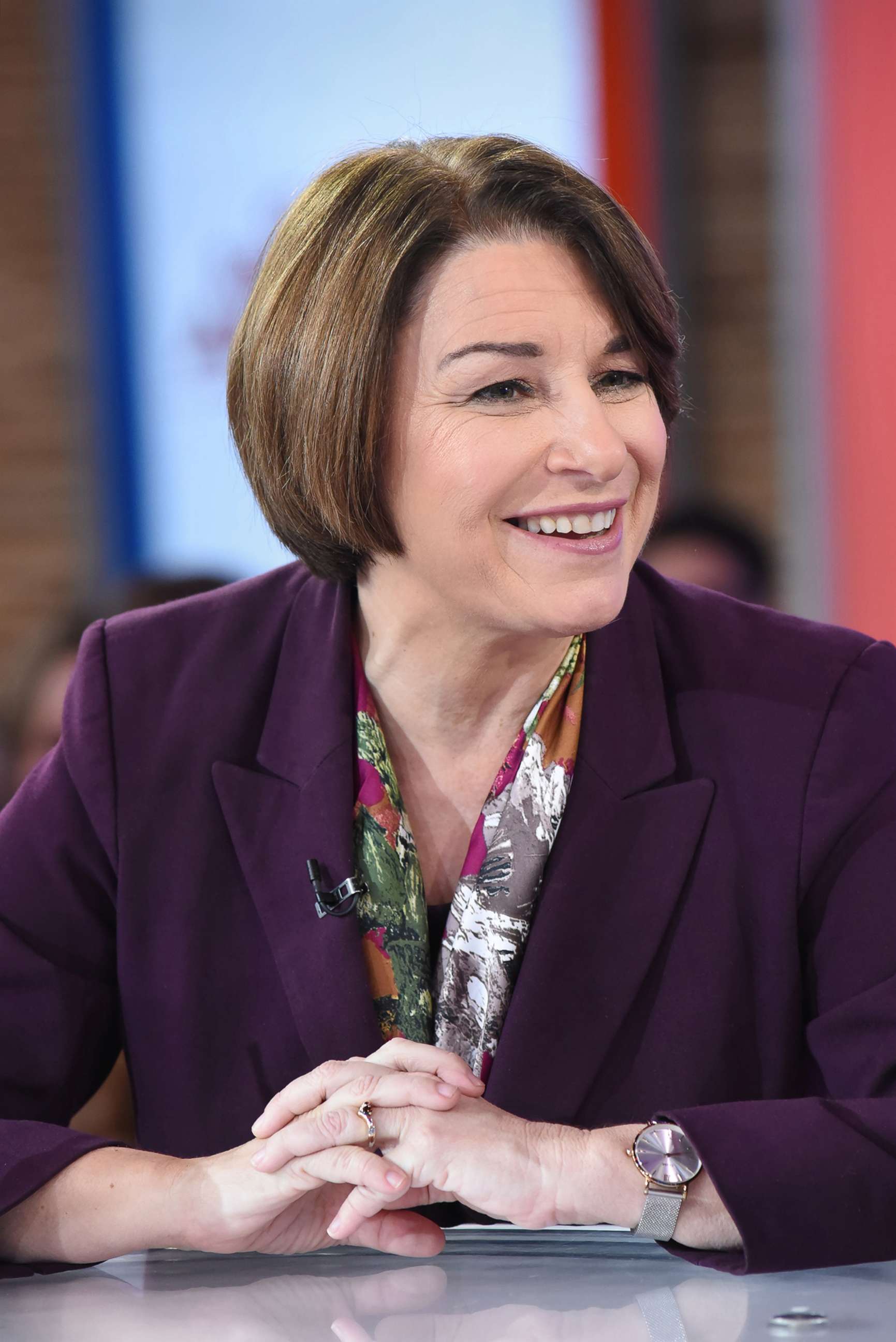 PHOTO: Sen. Amy Klobuchar appears on ABC's "Good Morning America," after announcing her candidacy for U.S. president, Feb. 11, 2019.