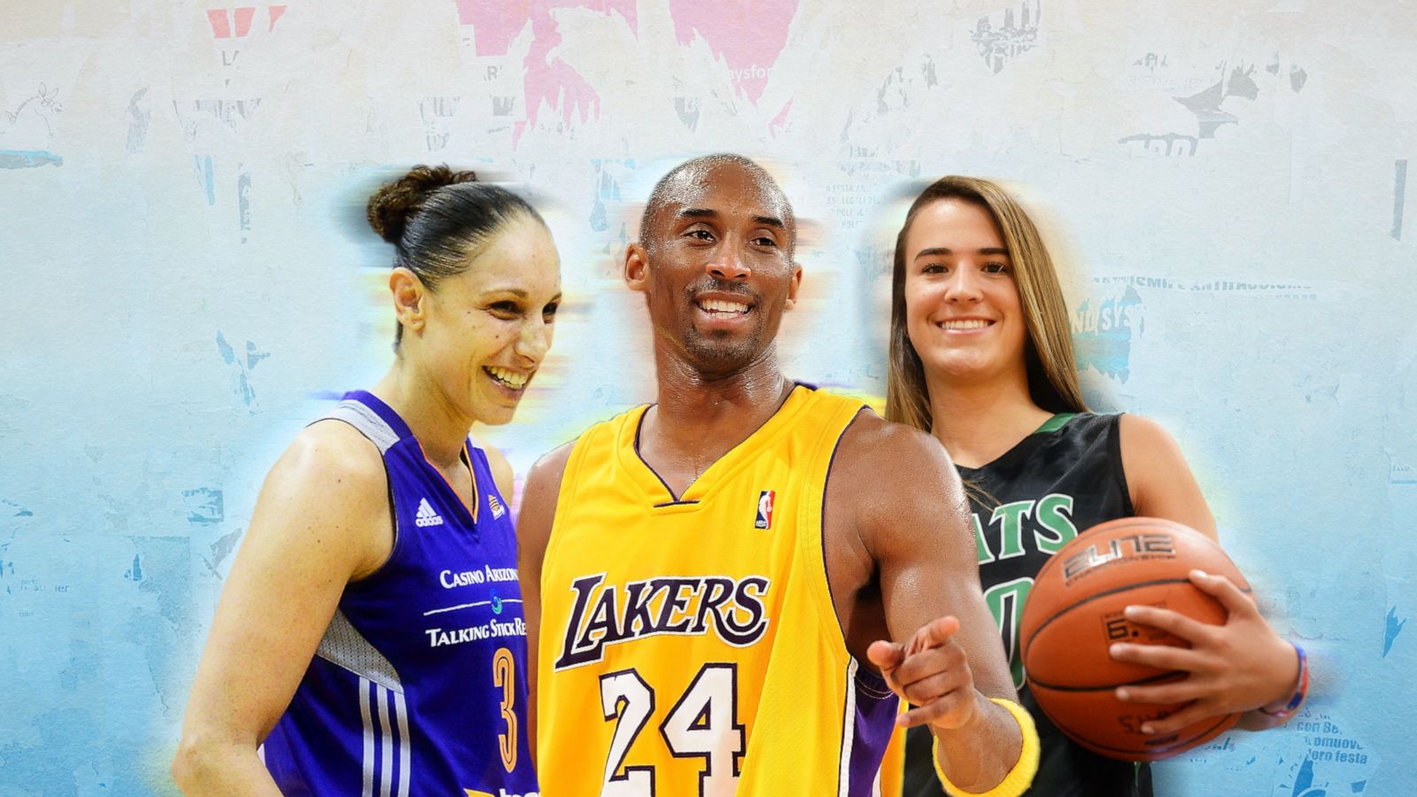 Diana Taurasi, Kobe Bryant, Sabrina Ionescu