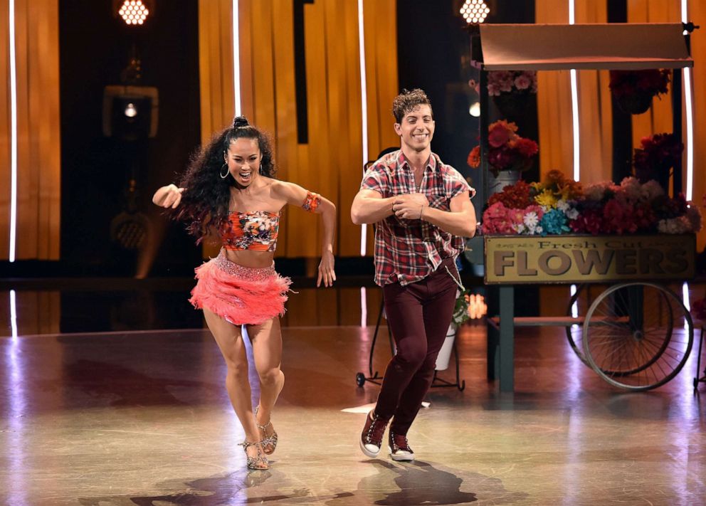 PHOTO: Kiki Nyemchek and Koine Iwasaki perform a Salsa routine on the show "So You Think You Can Dance."