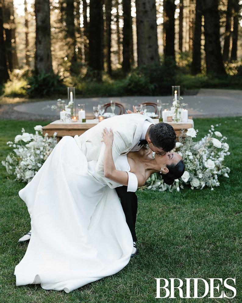 PHOTO: DWTS's Koko lwasaki and Kiki Nyemchek were married, July 27, 2024, in Oregon.