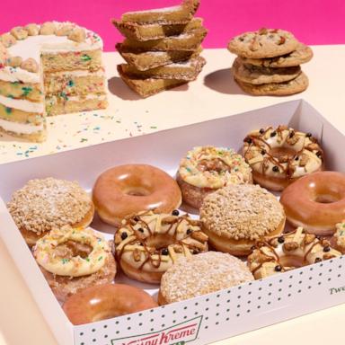 PHOTO: The new Krispy Kreme and Milk Bar collaboration has three doughnuts inspired by Christina Tosi's cult-favorite confections.