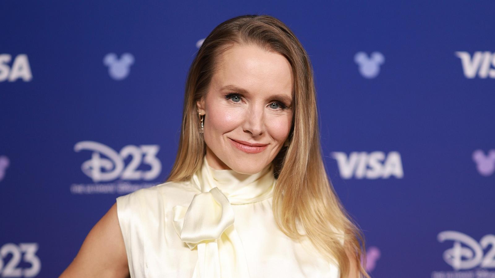 Kristen Bell at the Disney Entertainment Showcase at D23: The Ultimate Disney Fan Event on August 14, 2026 in Anaheim, California.