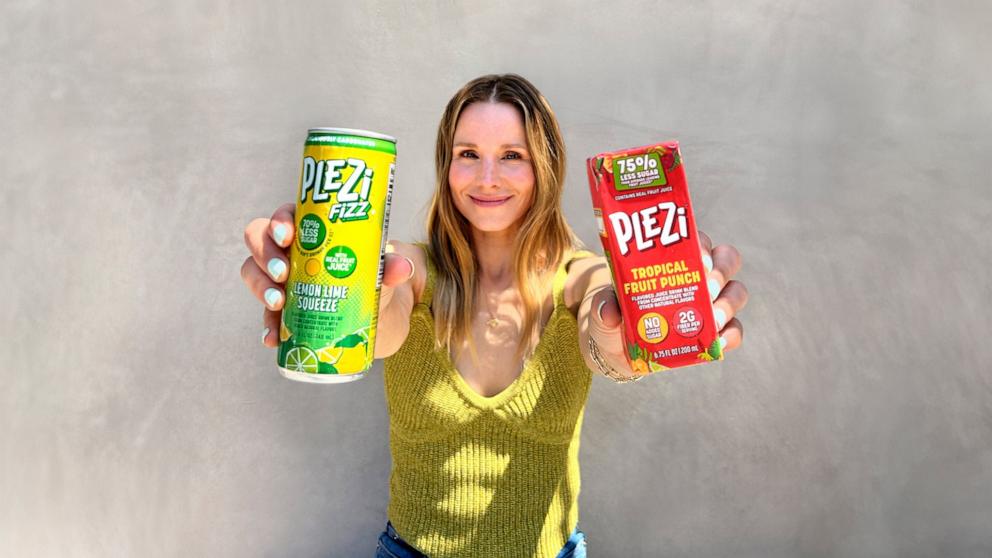 PHOTO: Kristen Bell is the first celebrity partner to join former first lady Michelle Obama and PLEZi Nutrition.