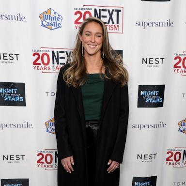 PHOTO: Kylie Kelce attends 2023 Night of Too Many Stars benefiting NEXT for AUTISM, Dec. 11, 2023. in New York.