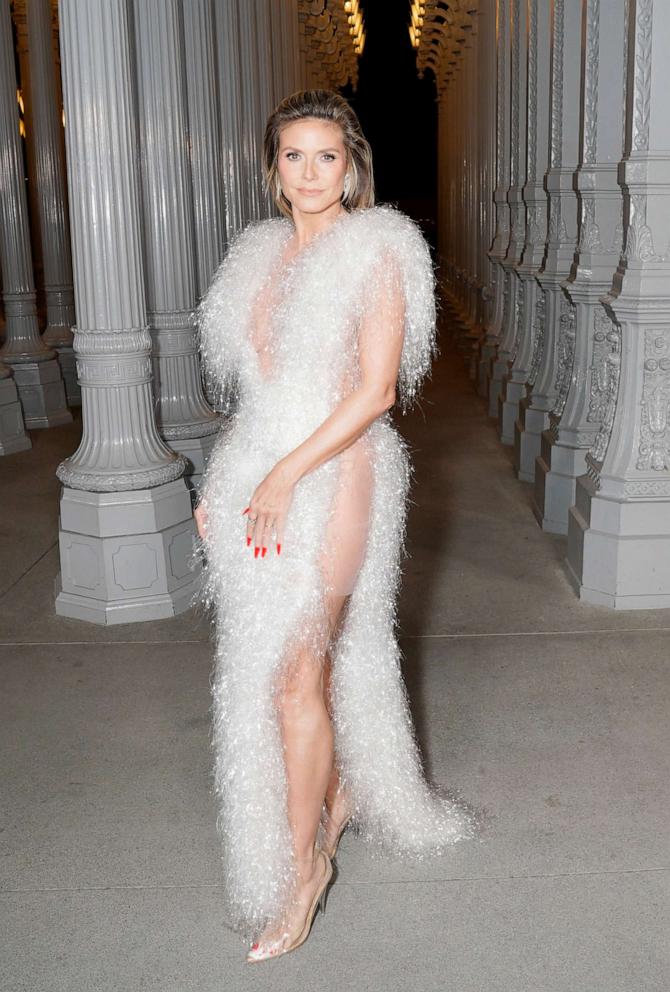 PHOTO: Heidi Klum attends the 2023 LACMA Art+Film Gala, Presented By Gucci at Los Angeles County Museum of Art on Nov. 4, 2023 in Los Angeles.