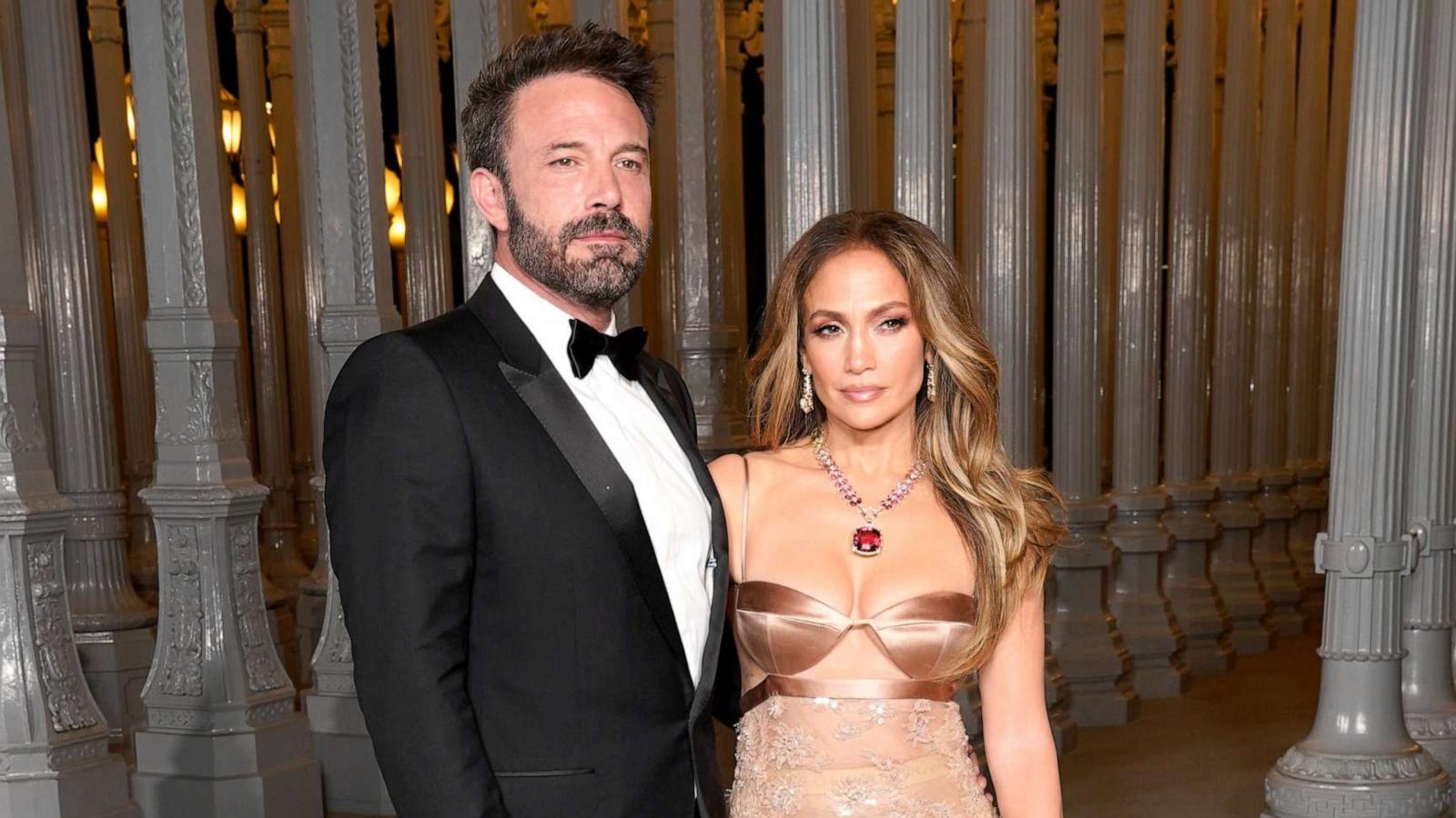 PHOTO: Ben Affleck and Jennifer Lopez attend the 2023 LACMA Art+Film Gala, Presented By Gucci at Los Angeles County Museum of Art on Nov. 4, 2023 in Los Angeles.