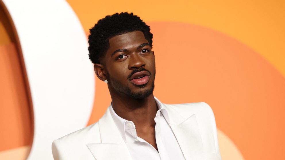 PHOTO: US rapper Lil Nas X attends the Vanity Fair Oscar Party at the Wallis Annenberg Center for the Performing Arts in Beverly Hills, California, on March 2, 2025. 