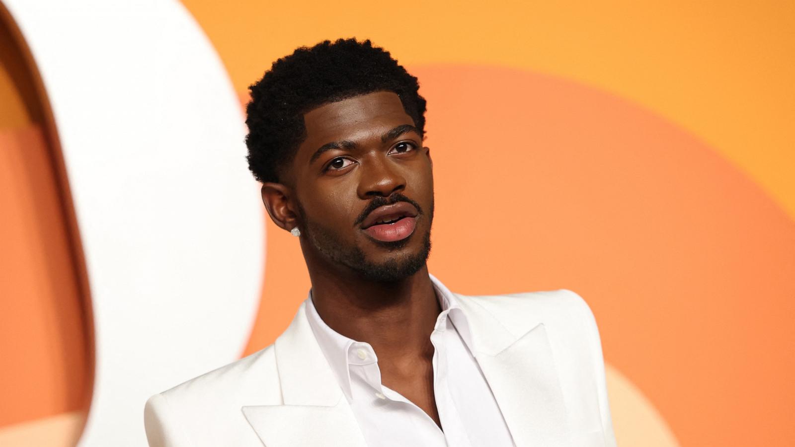 PHOTO: US rapper Lil Nas X attends the Vanity Fair Oscar Party at the Wallis Annenberg Center for the Performing Arts in Beverly Hills, California, on March 2, 2025.