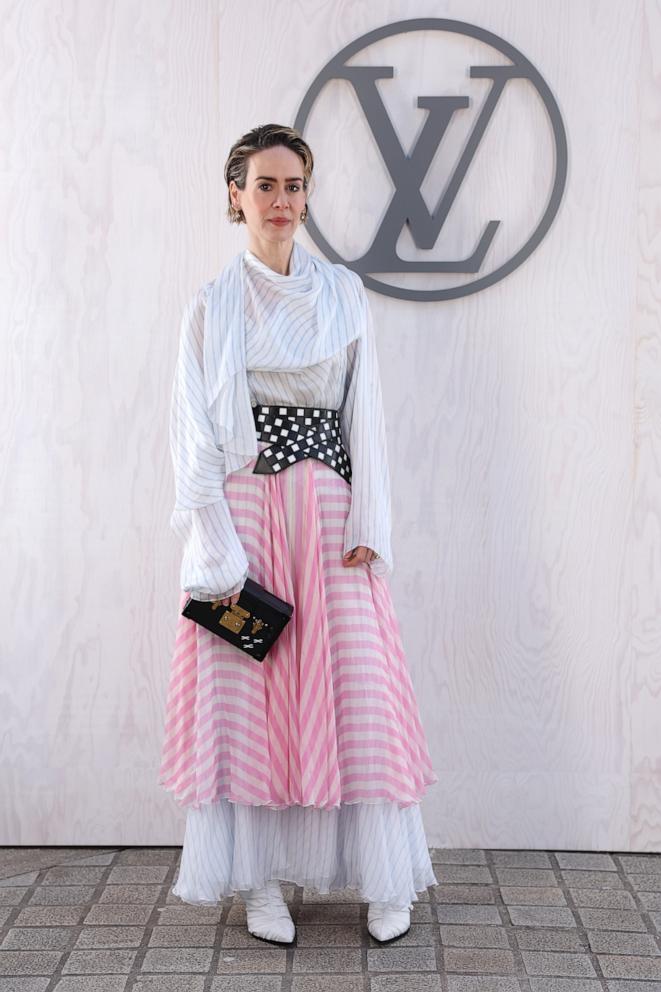 PHOTO: Sarah Paulson attends the Louis Vuitton Womenswear Fall/Winter 2024-2025 show in Paris, Mar. 05, 2024.