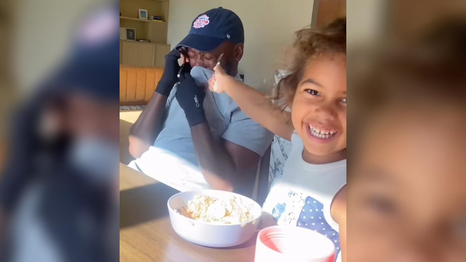 PHOTO: Lamorne Morris and his daughter appear in this screengrab from a video he shared on Instagram.